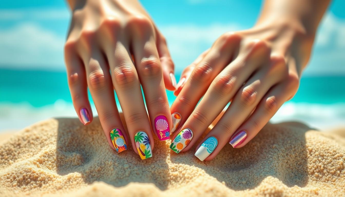vacation nails